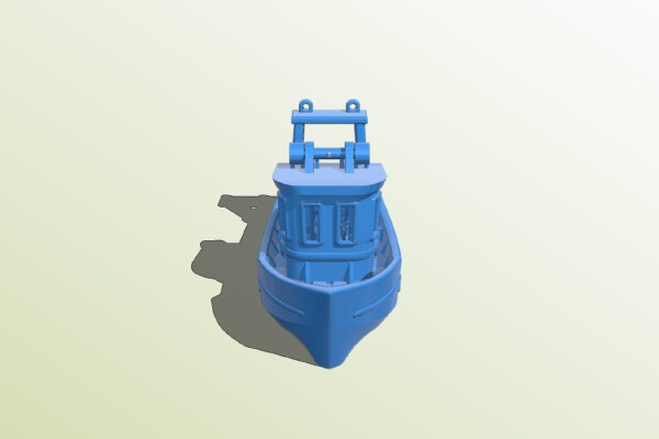 Fishing ship | 3d print model