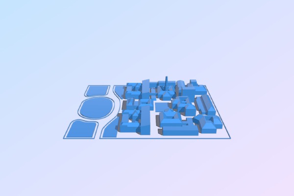 Politecnico Map | 3d print model