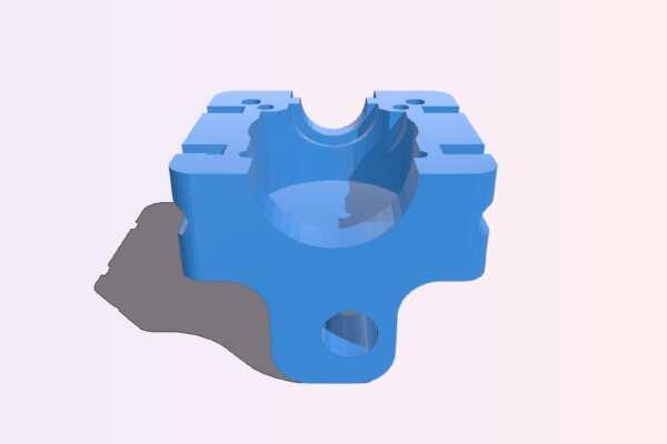 Prusa I3 Dial Indicator Holder | 3d print model