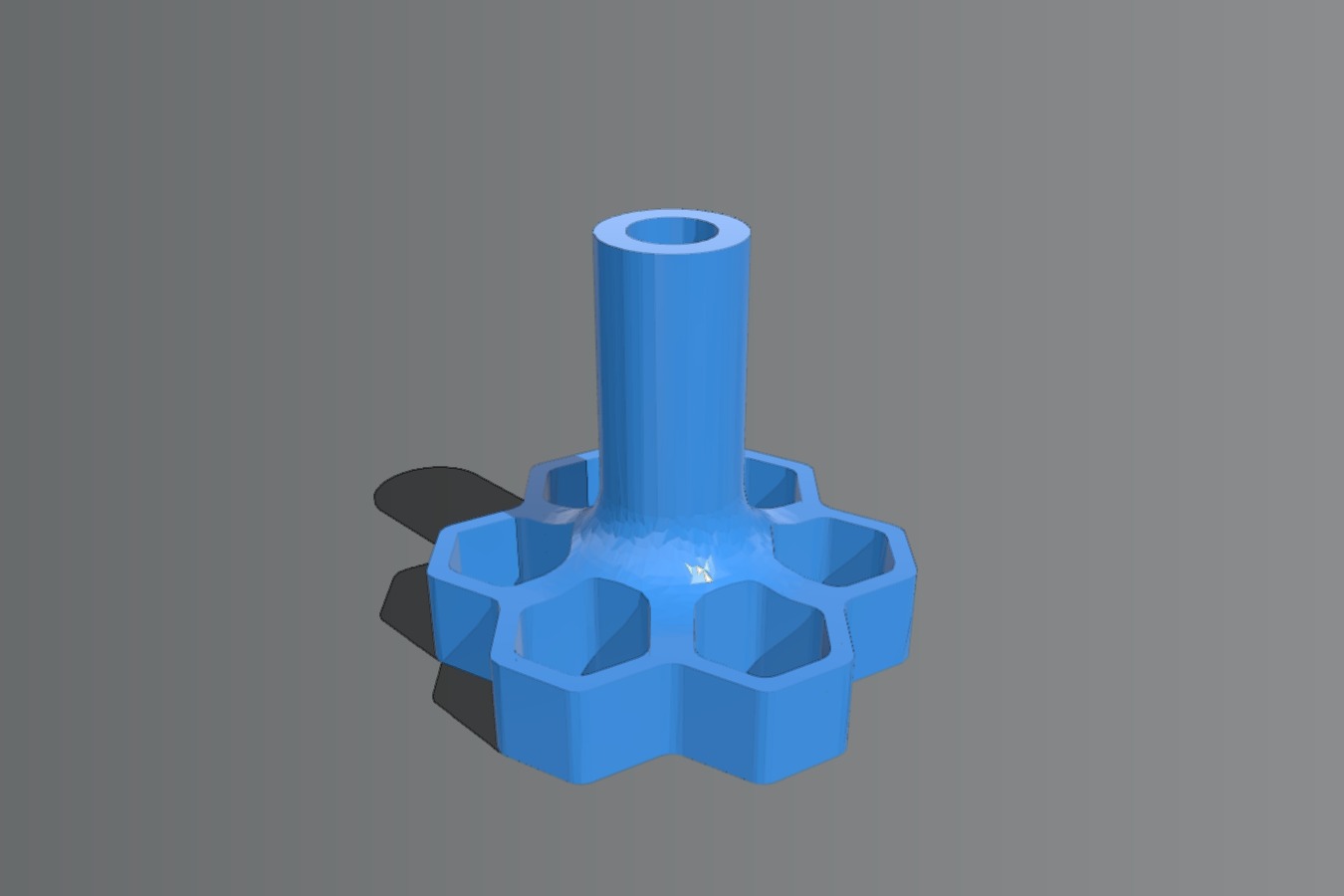 Ender 6 Hexagon Z-Axis Adjustment Knob (Won't Hit Frame)