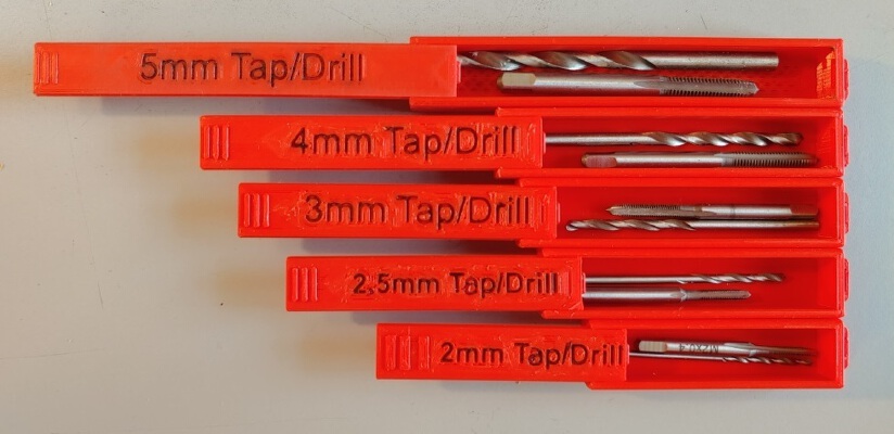 Tap and Drill Cases | 3d print model
