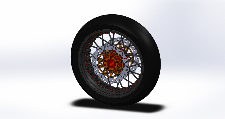 Motorcycle Wheel | 3d print model