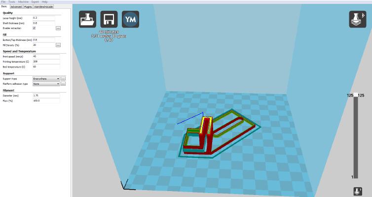 Printrbot Simple Metal Corner Camera Mount | 3d print model