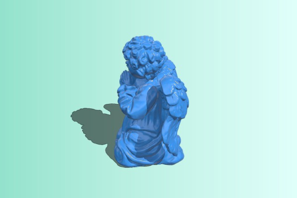 Praying angel | 3d print model