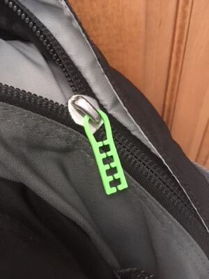 Single Piece Easy Print Zipper Pull | 3d print model