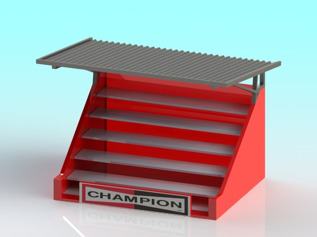 1:32 Slot car Grandstand