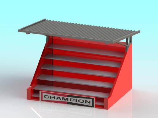 1:32 Slot car Grandstand | 3d print model