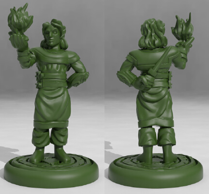 Whitecairn Mage | 3d print model