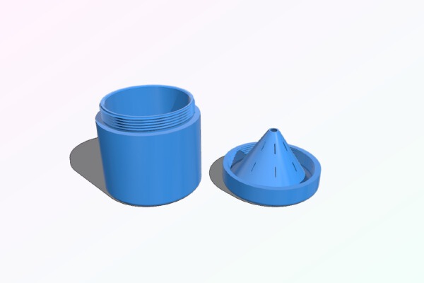 Fruit Fly Trap Fruchtfliegenfalle Fully Printable | 3d print model