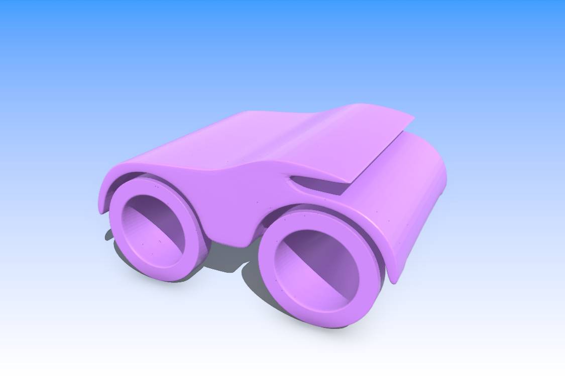 Toy Car with turning wheels