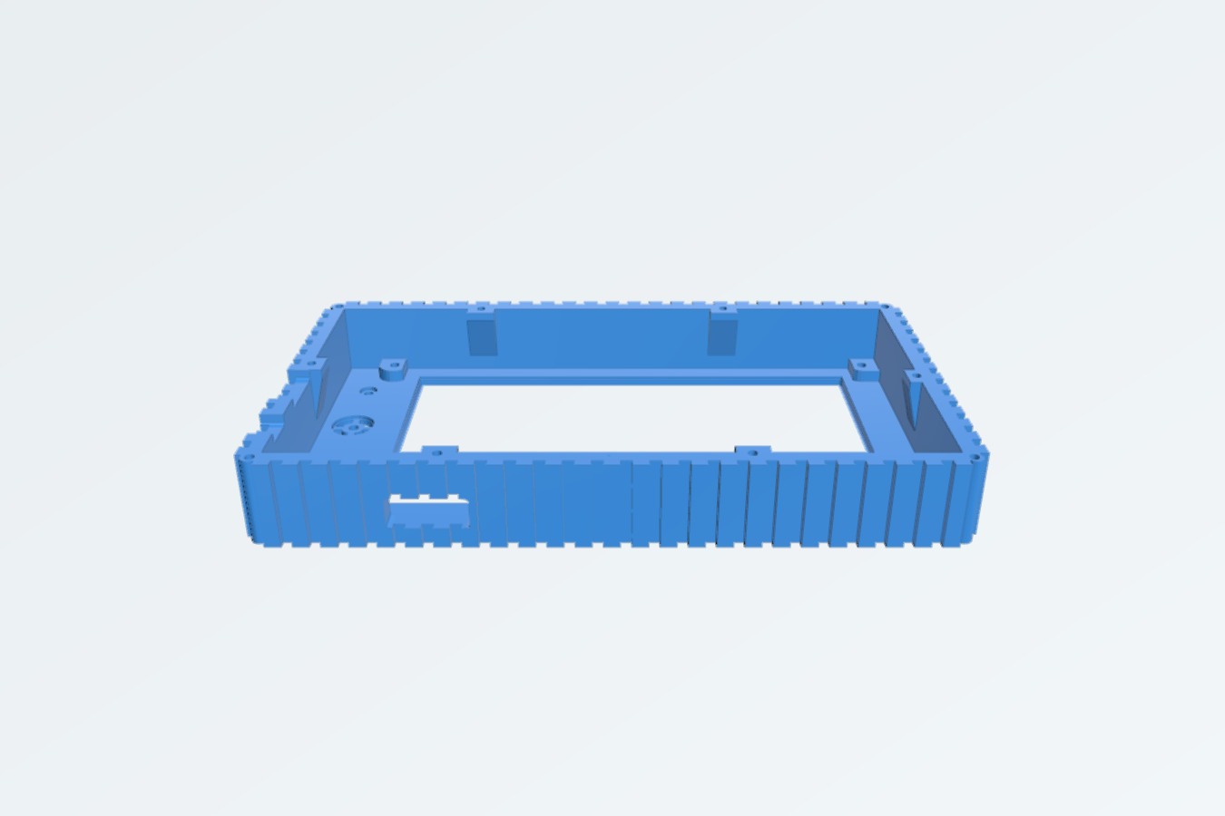 PanelDue Integrated 7" Case and back Ver 2019 (Integrated Style)