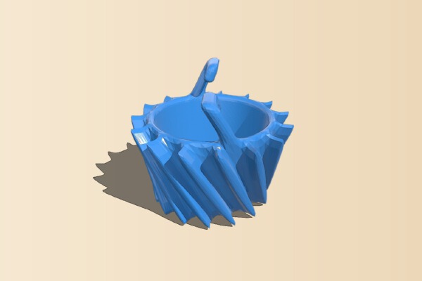hydroponic vase for a window - planter | 3d print model