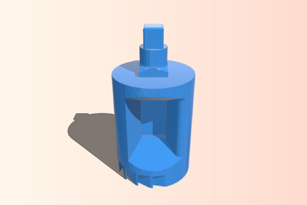 DualDrum bubble gumball 1 inch | 3d print model