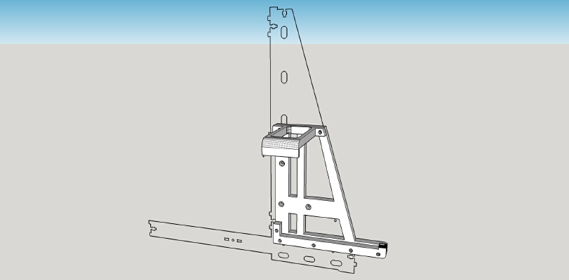 ATX-PSU mount for P3steel | 3d print model