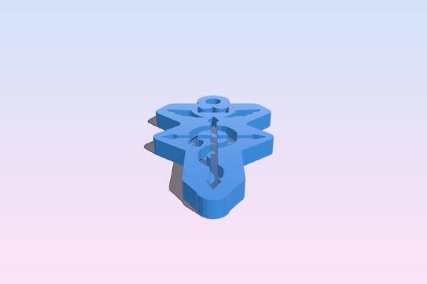FMA Alchemy necklace (Flamel) | 3d print model