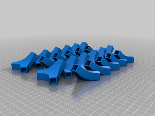 Hexagonal Modular Shelf _ Structure for Prusa Research Maker Faire Prague booth | 3d print model