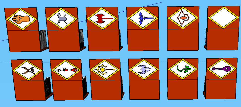 D&D spell card spellbook