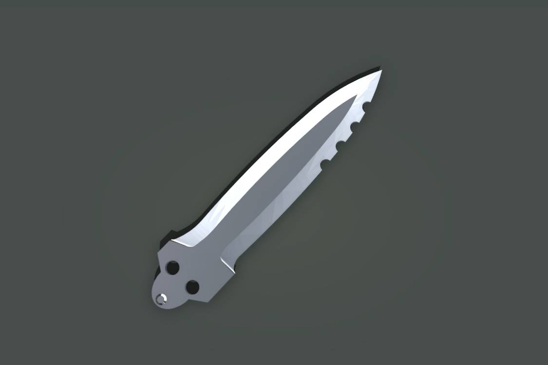 Black Rose Butterfly Knife