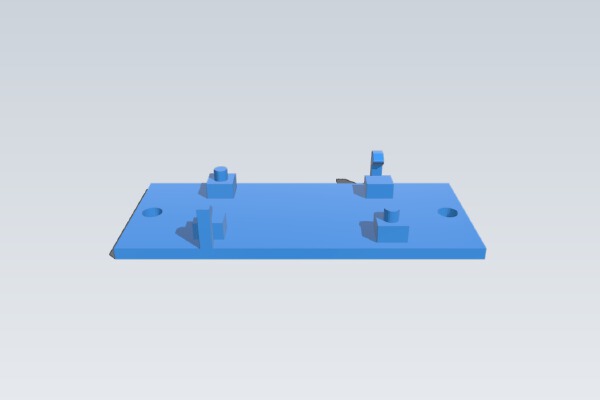 LM2596 StepDown Mount | 3d print model