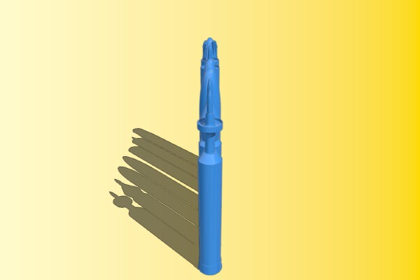 M-30 130mm MK.3A2 gun CORE ammunition | 3d print model
