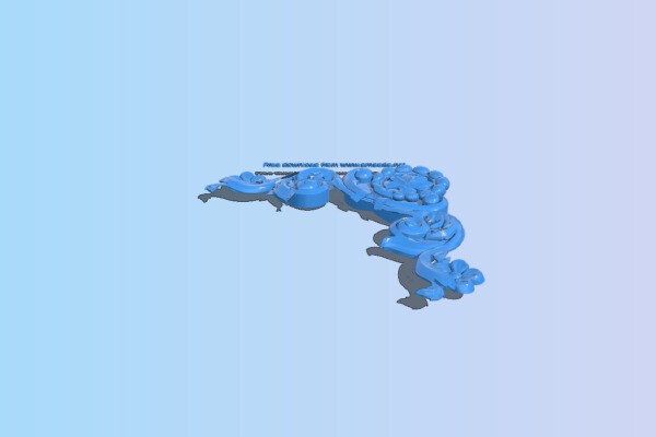 Pattern in the corner | 3d print model