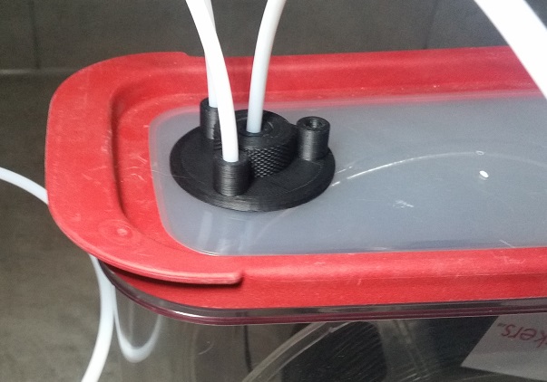 Airtight Filament Container - PTFE Tube Fitting