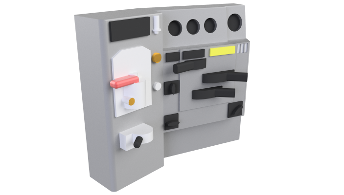 HO Scale Interior - Locomotive Cab Fixtures | 3d print model