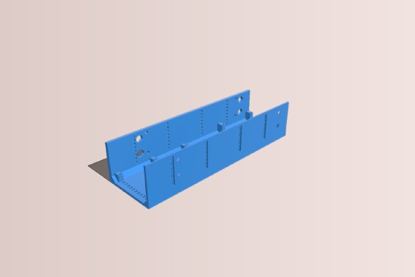 Ender 5 Plus Case Electronics Tray for Raspberry Pi 4 and Buck Converters | 3d print model