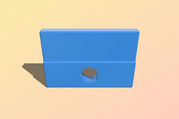 Sign Holder for Workstation Frame | 3d print model