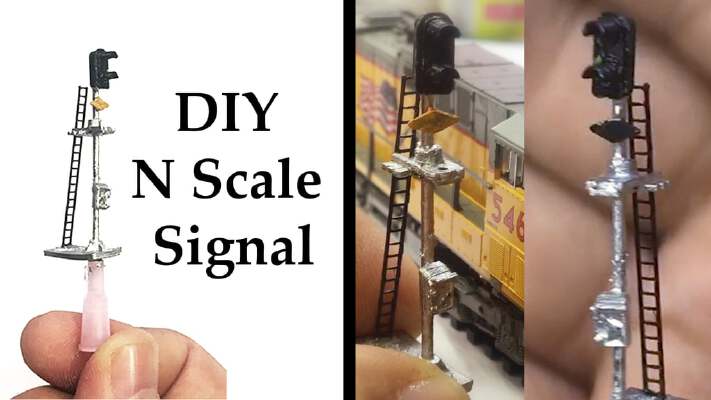 N Scale Signal | 3d print model