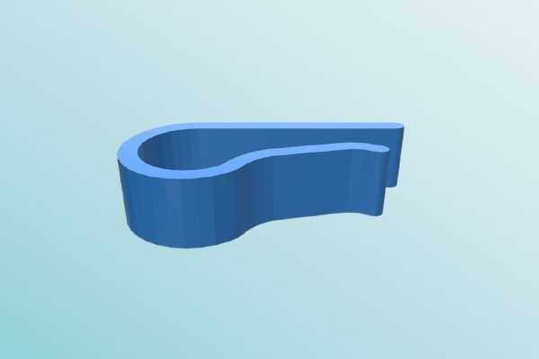 Clip Plateau Verre _ Clip Glass Plate | 3d print model