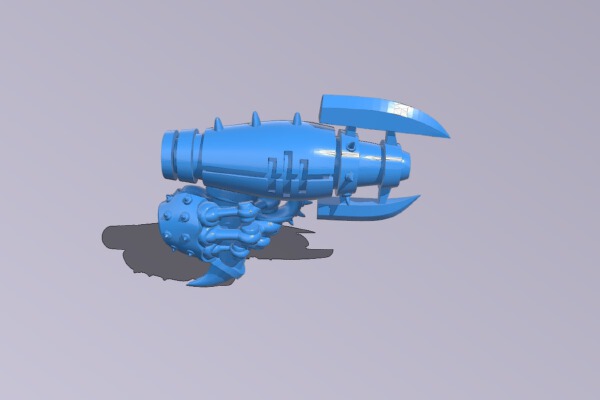 Grotesque Monstrocity Liquifer Gun | 3d print model