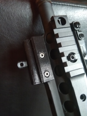 Bipod Mount for Picatinny Rail | 3d print model