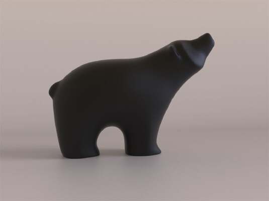 Bear figurine | 3d print model