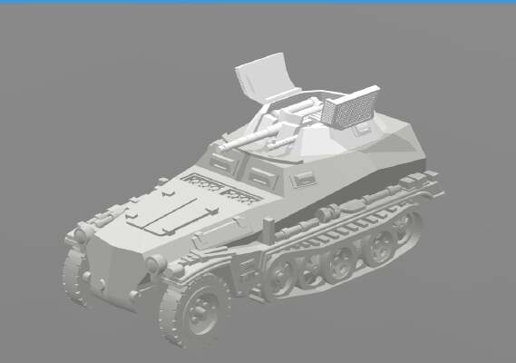 SdKfz 250 Alt | 3d print model