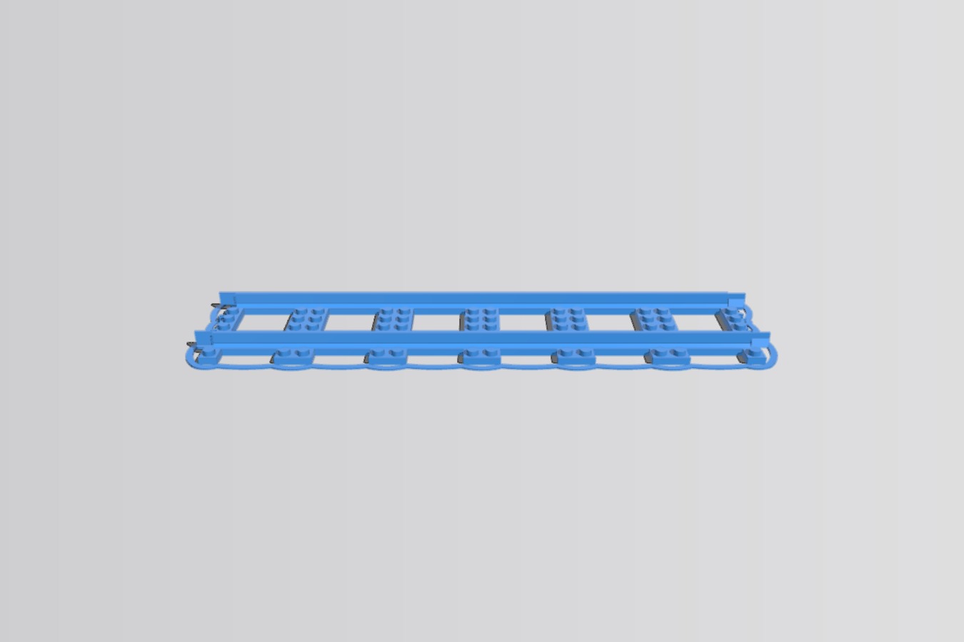 LEGO City railway straight XXLong