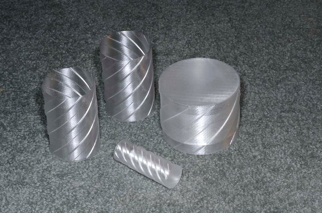 Cylinder twist box for spiral vase mode