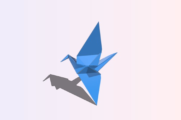 Origami Crane | 3d print model