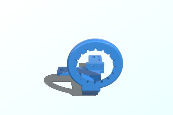 Anycubic 4Max Circular Fan Duct | 3d print model