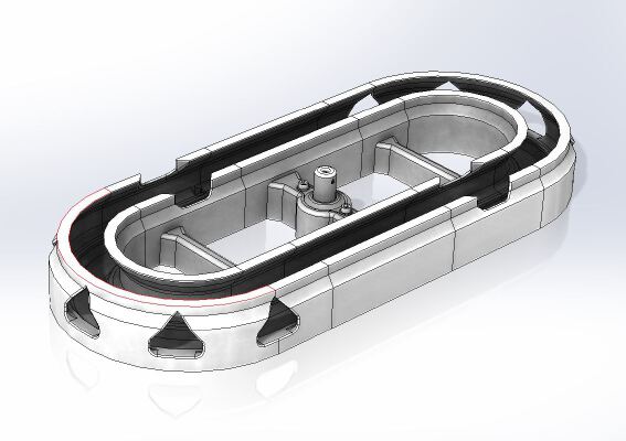 cat toy race track V2 | 3d print model
