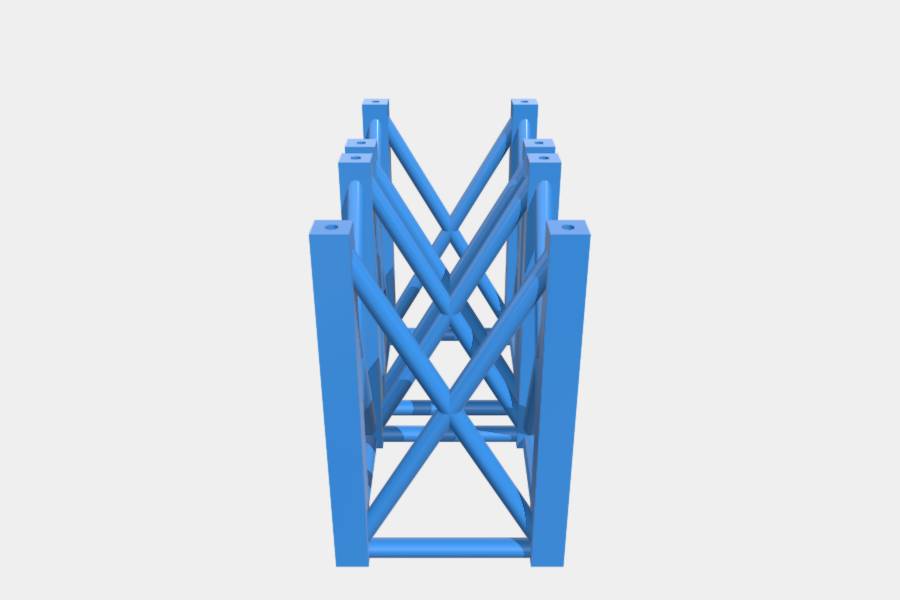 4. Tower Frame A pins only x8 Part