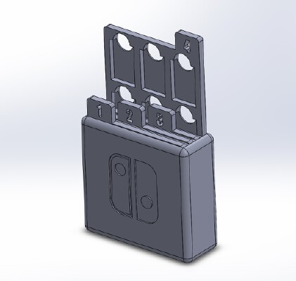 Nintendo Switch Cartridge Holder (Holds 24) | 3d print model