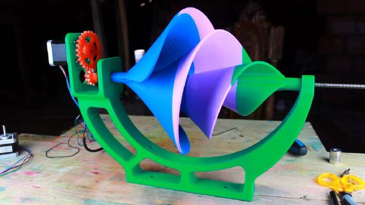 Vortex Wind Turbine (Viktor Schauberger) | 3d print model