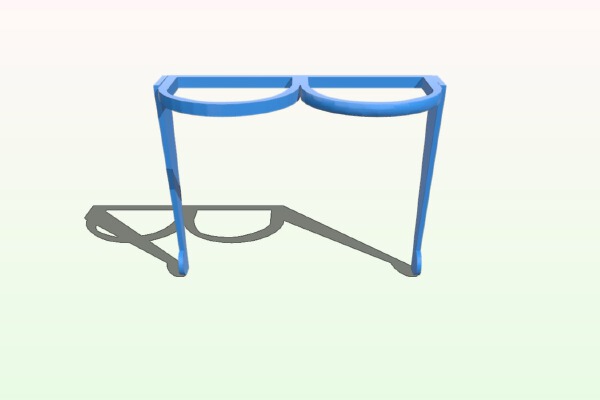 Rainbow Dash – Sunglasses | 3d print model