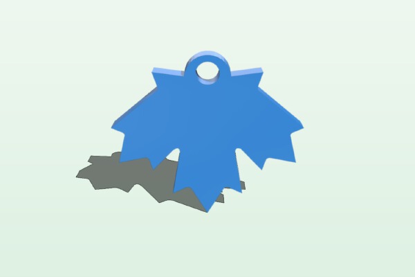Maple Leaf - Canada Keychain | 3d print model