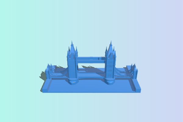  TOWER BRIDGE | 3d print model