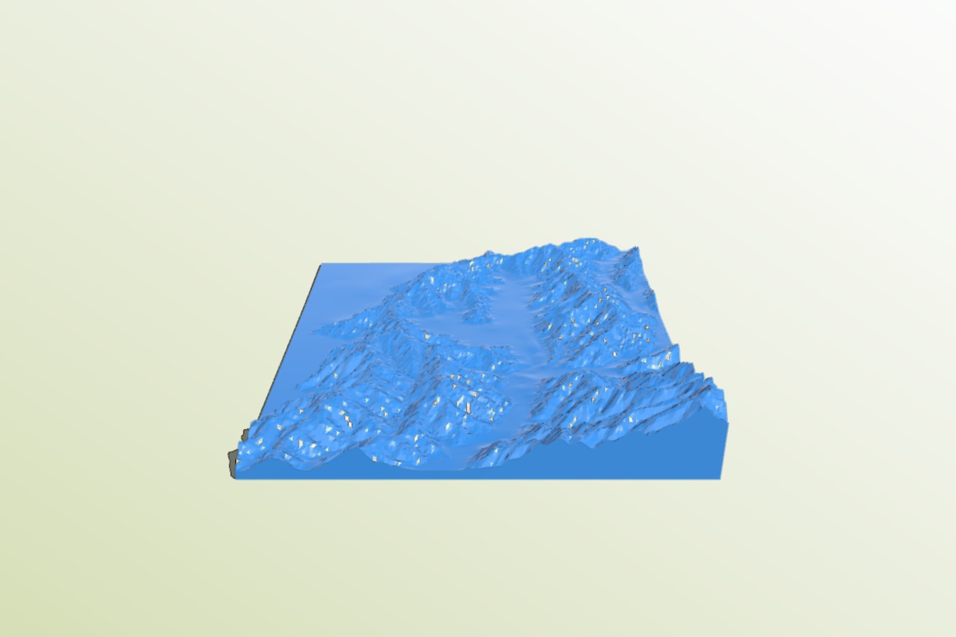 Wainuiomata relief model