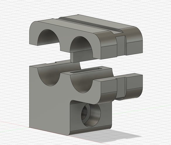 240SX S13 -6an Fuel Line Retainer Bracket