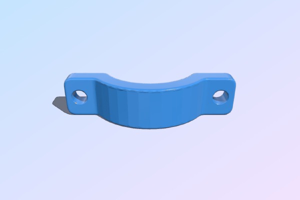 Gopro Bike Handle Support Ø20~35,6mm (transverse) | 3d print model