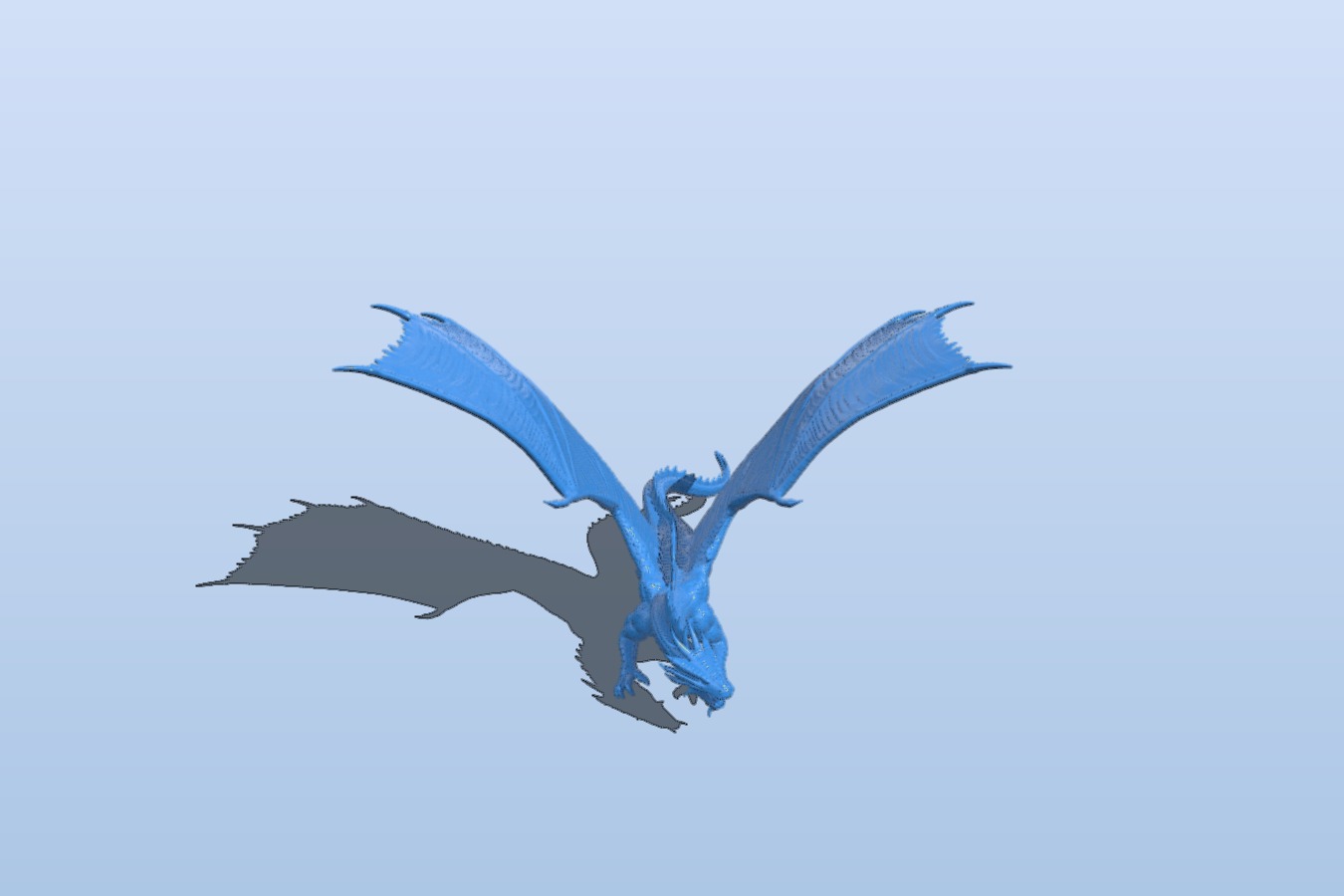 Dragon flying